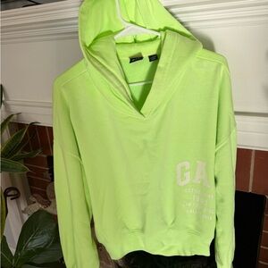 GAP Neon Green Women's Hoodie
